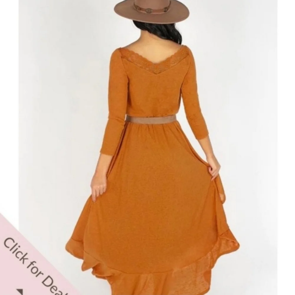NWT Aviella Dress in Marigold from Mia Joy by Joyfolie size L - Picture 2 of 8